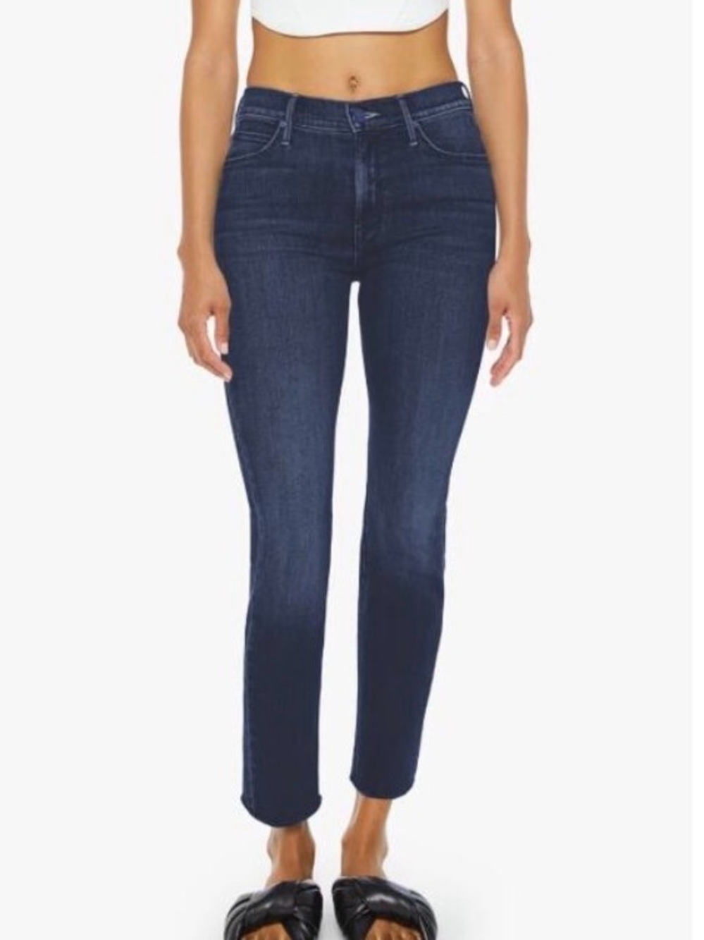 Mother mid rise dazzler ankle teaming up sz 28 excellent condition